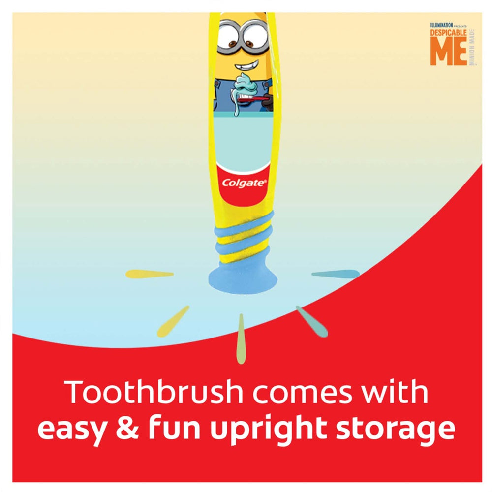 Colgate Kids Minion Toothpaste 40g + Toothbrush 5-9 Years (Ultra Soft) Valuepack
