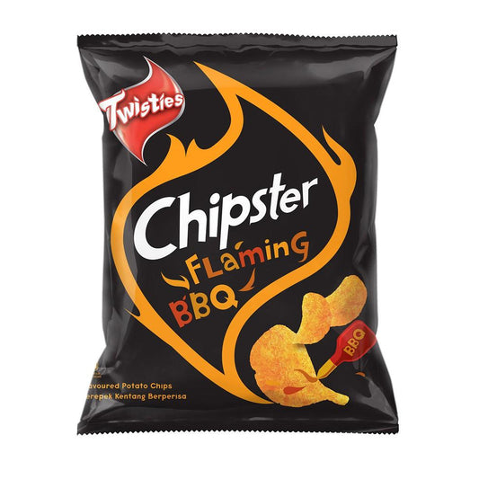 Twisties Chipster Flaming BBQ Flavoured Potato Chips 60g – 4049261