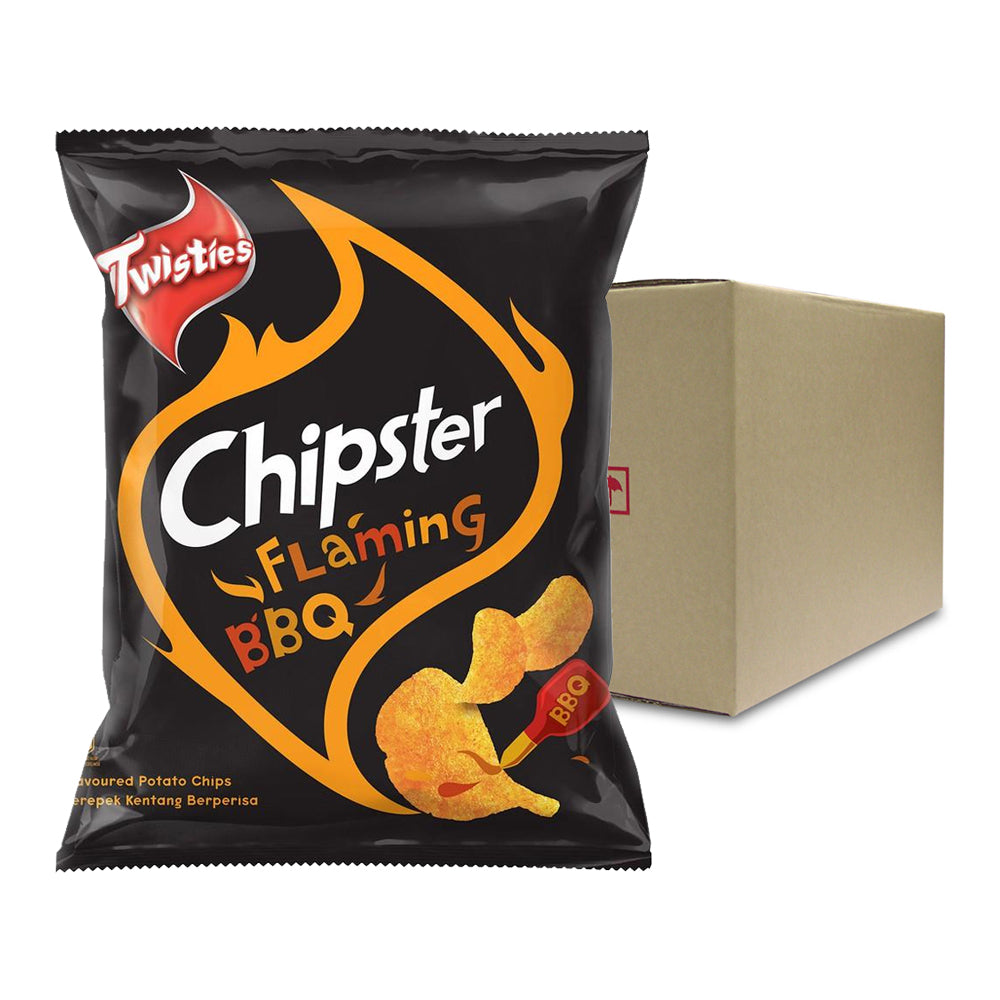 Twisties Chipster Flaming BBQ Flavoured Potato Chips 60g – 4049261