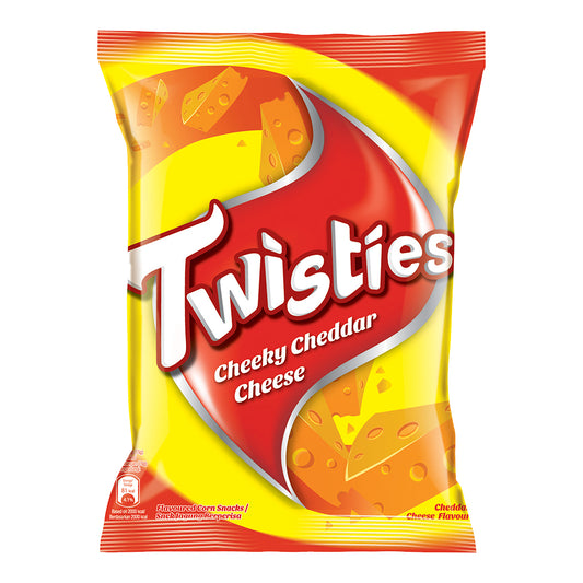Twisties Flavoured Corn Snacks Cheeky Cheddar Cheese Flavour 60g – 4258830