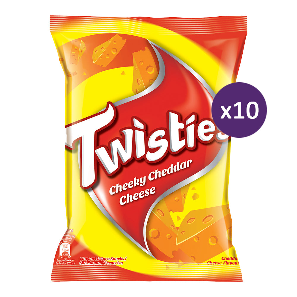 Twisties Flavoured Corn Snacks Cheeky Cheddar Cheese Flavour 60g – 4258830