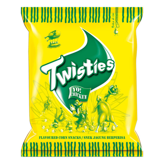 Twisties Flavoured Corn Snacks Herb Roasted Chicken Dance Flavour 13g
