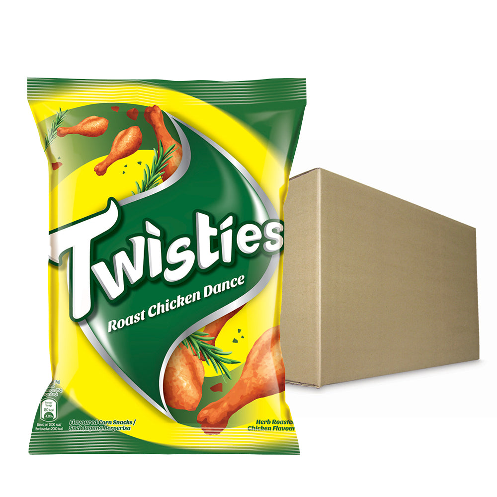 Twisties Flavoured Corn Snacks Herb Roasted Chicken Dance Flavour 60g – 4258787
