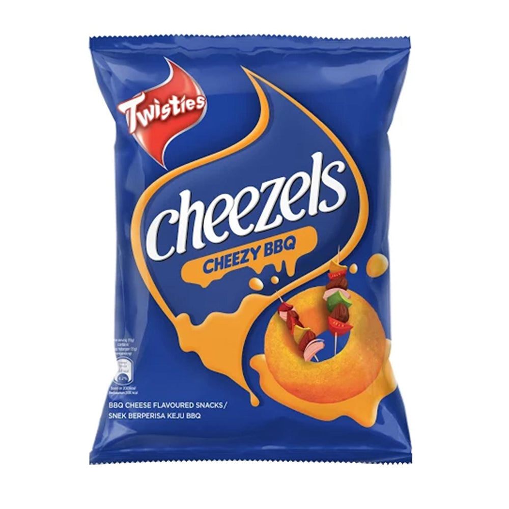 Twisties Cheezels Cheezy BBQ Cheese Flavoured Snacks 60g – 4049283