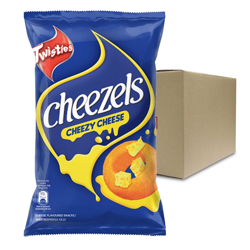 Twisties Cheezels Cheezy Cheese Flavoured Snacks 140g