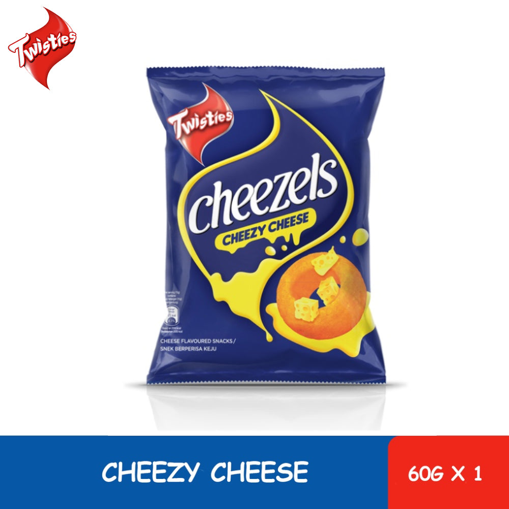 Twisties Cheezels Cheezy Cheese Flavoured Snacks 60g – 4049280